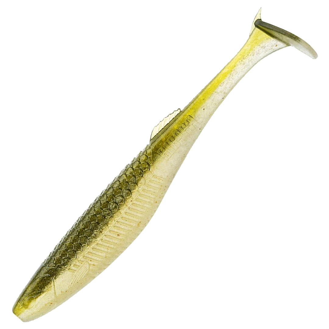 Rapala Crushcity The Kickman Jigi 4", väri Ayu: oliivinvihreä selkä ja kellertävä kylki