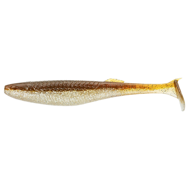 Rapala Crushcity The Kickman Jigi 5" Brown Silver sivulta, pää vasemmalla