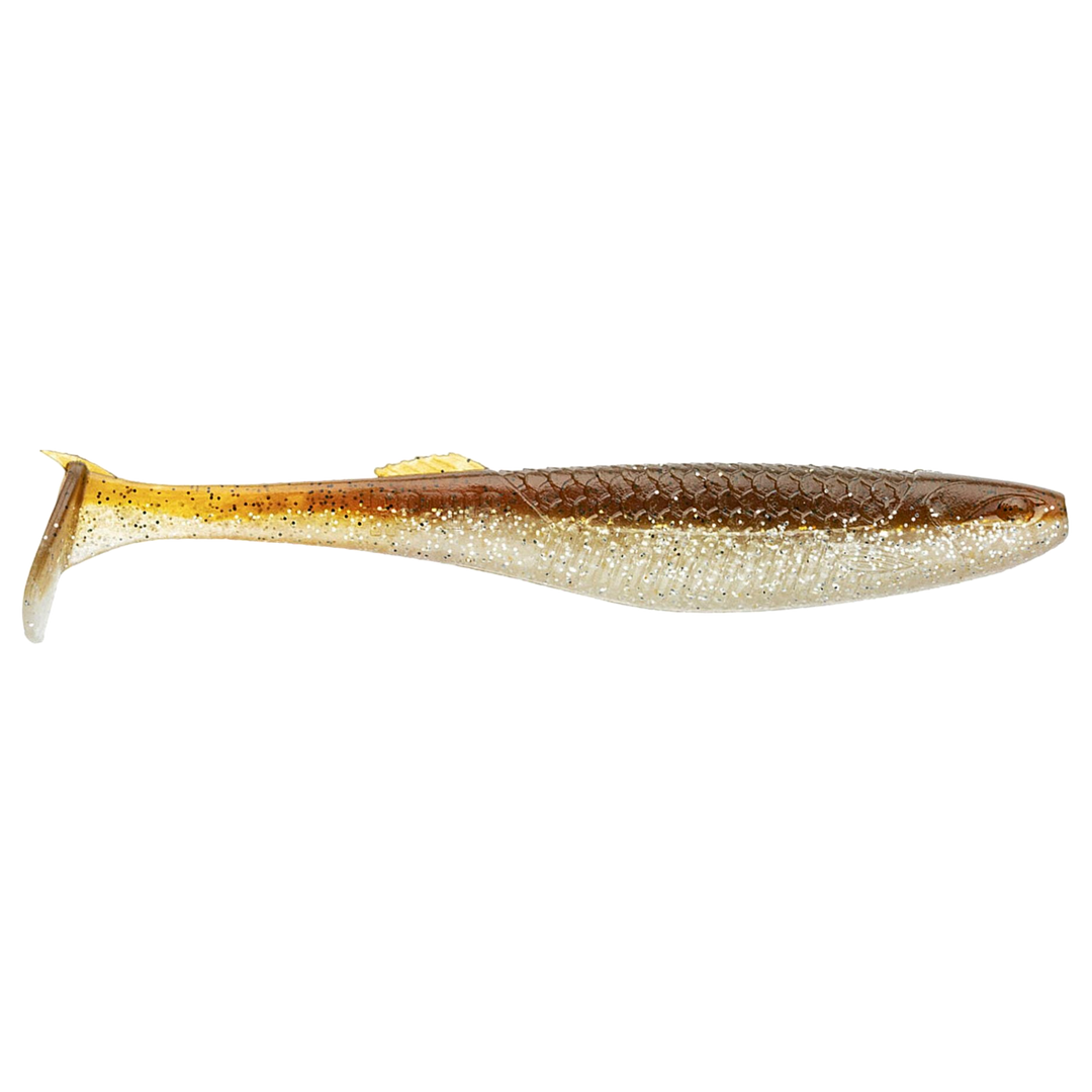 Rapala Crushcity The Kickman Jigi 5" Brown Silver sivulta, pää oikealla
