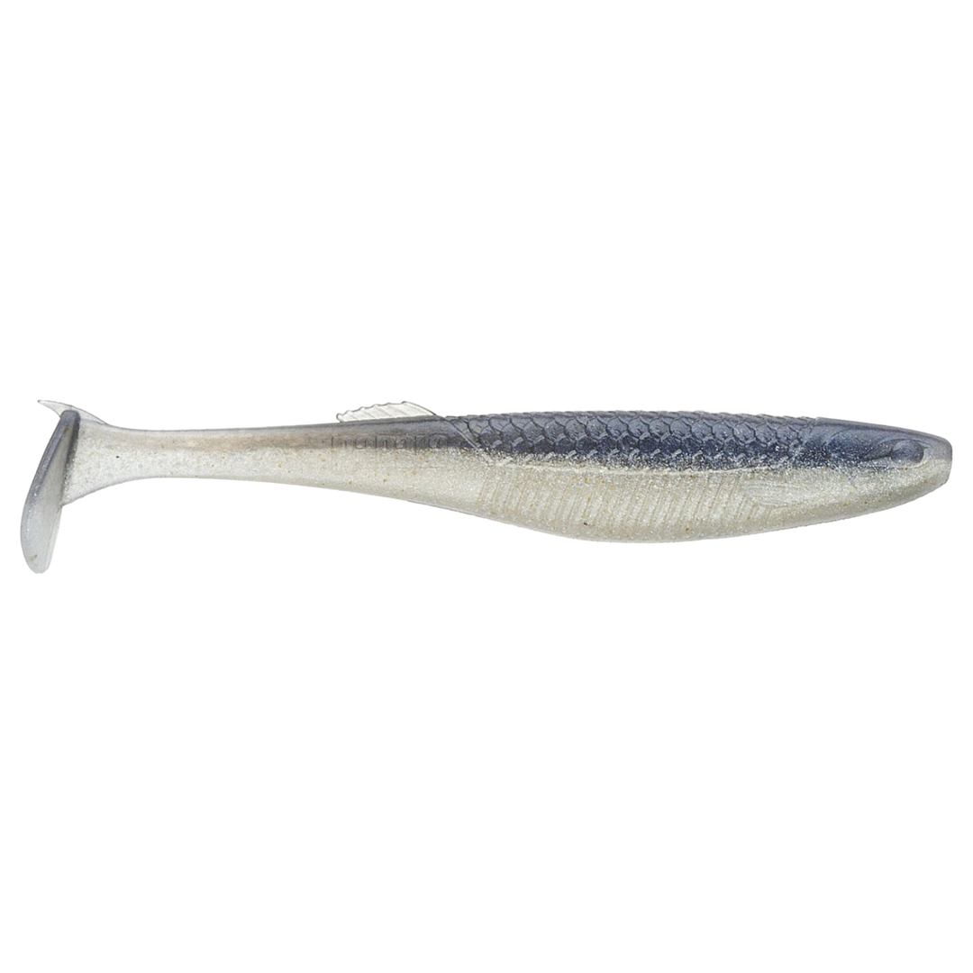 Rapala Crushcity The Kickman Jigi 5" Pro Blue Red Pearl sivulta, pää oikealla