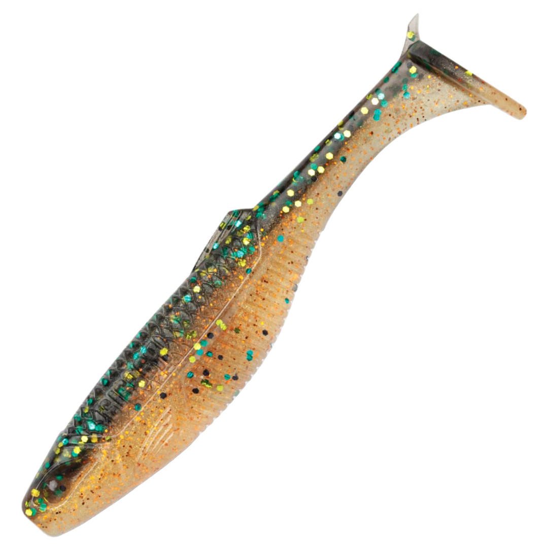 Rapala Crushcity The Mayor Jigi 3", väri Perch: vihertävä selkä, oranssi vatsa ja värikkäät hileet