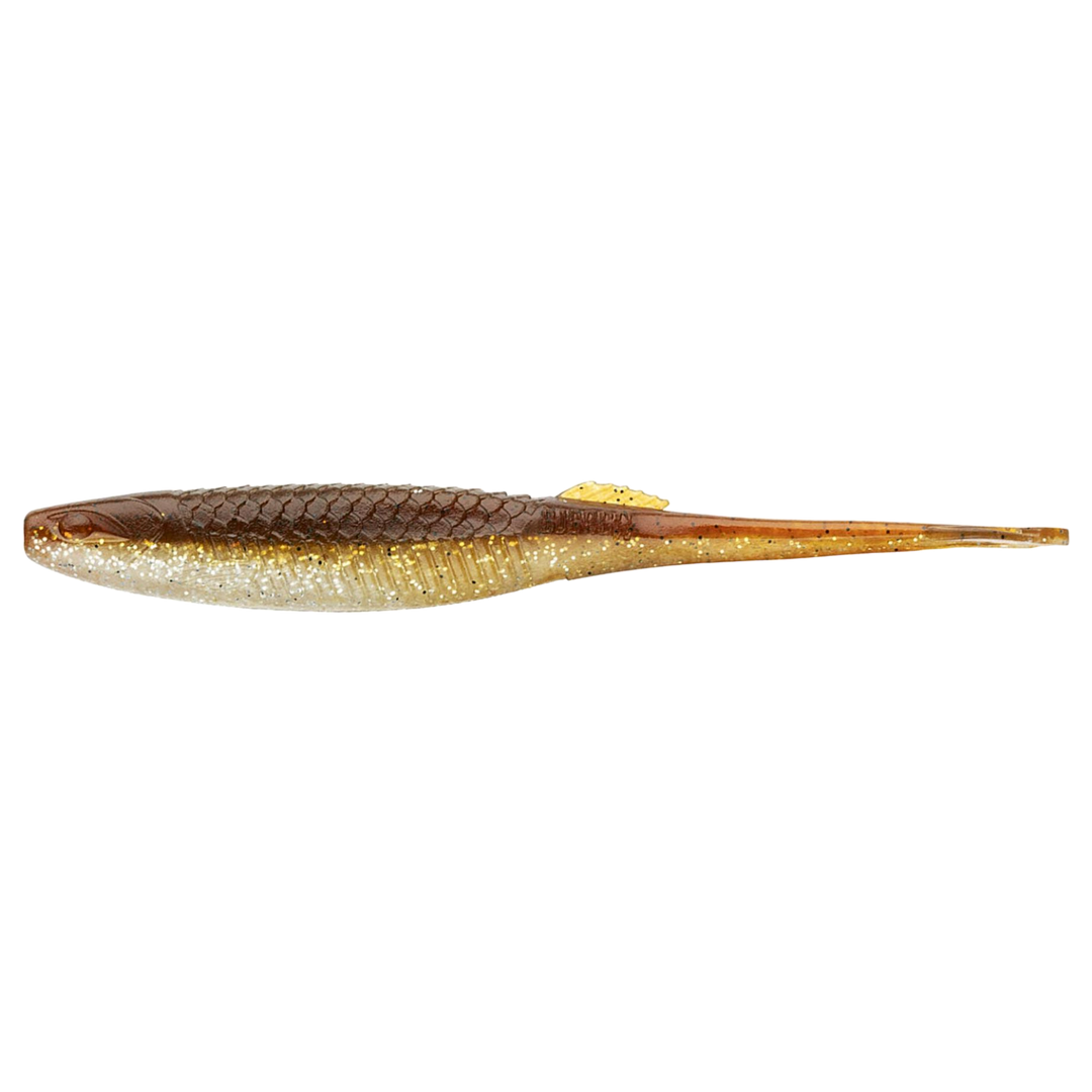 Rapala Crushcity The Stingman Jigi 3" Brown Silver sivulta, pää vasemmalla