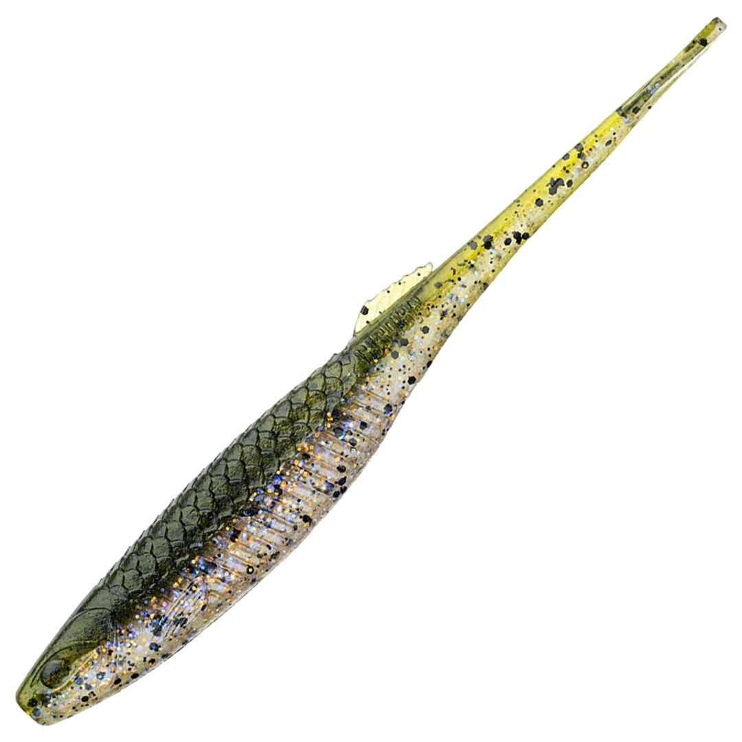 Rapala Crushcity The Stingman Jigi 3", väri Dach Vador: tummanvihreä selkä, läpikuultava kylki ja mustat pilkut