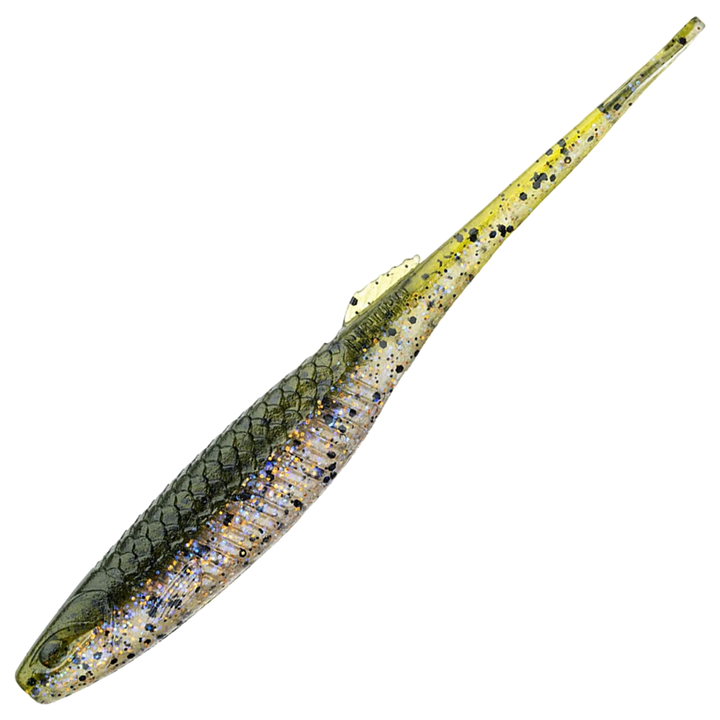 Rapala Crushcity The Stingman Jigi 3", väri Dach Vador: tummanvihreä selkä, läpikuultava kylki ja mustat pilkut