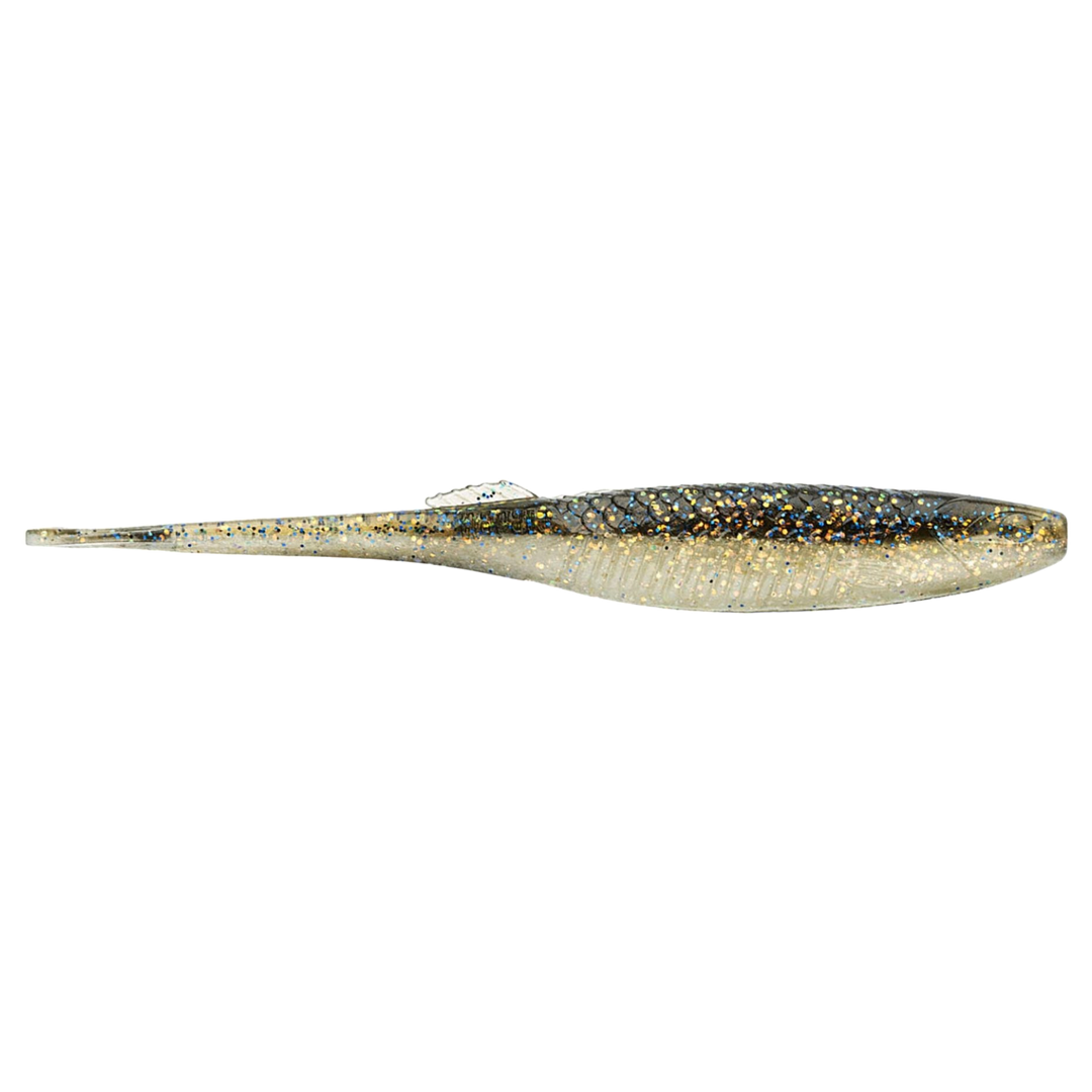 Rapala Crushcity The Stingman Jigi 3" Sparkle Shad sivulta, pää oikealla