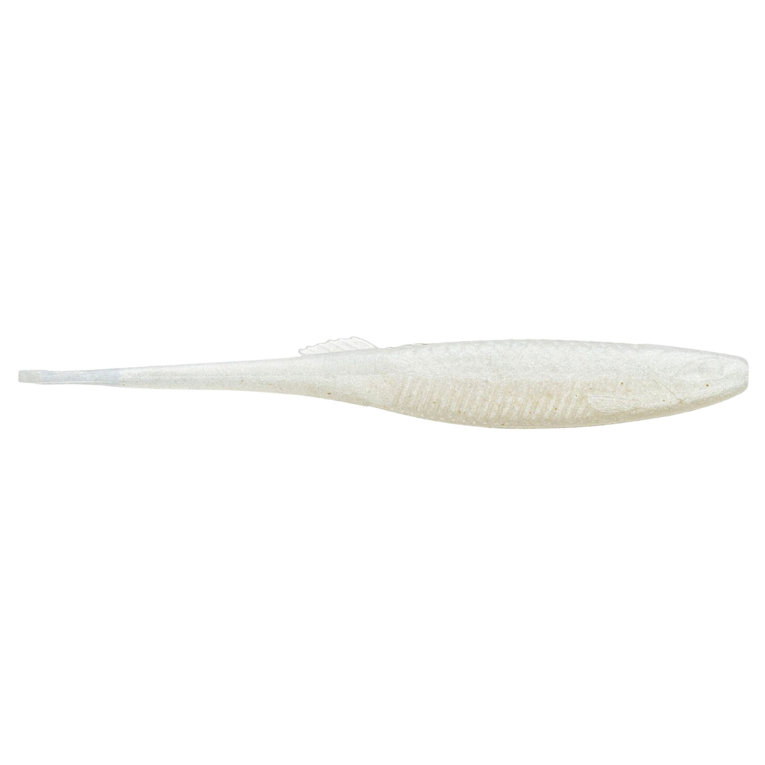 Rapala Crushcity The Stingman Jigi 4" Pearl White sivulta, pää oikealla
