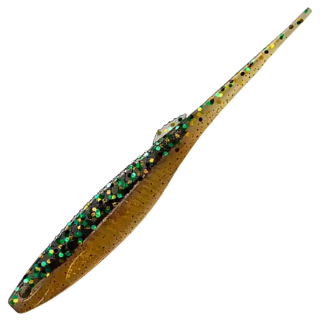 Rapala Crushcity The Stingman Jigi 4", väri Perch: vihertävä selkä, oranssi vatsa ja värikkäät hileet