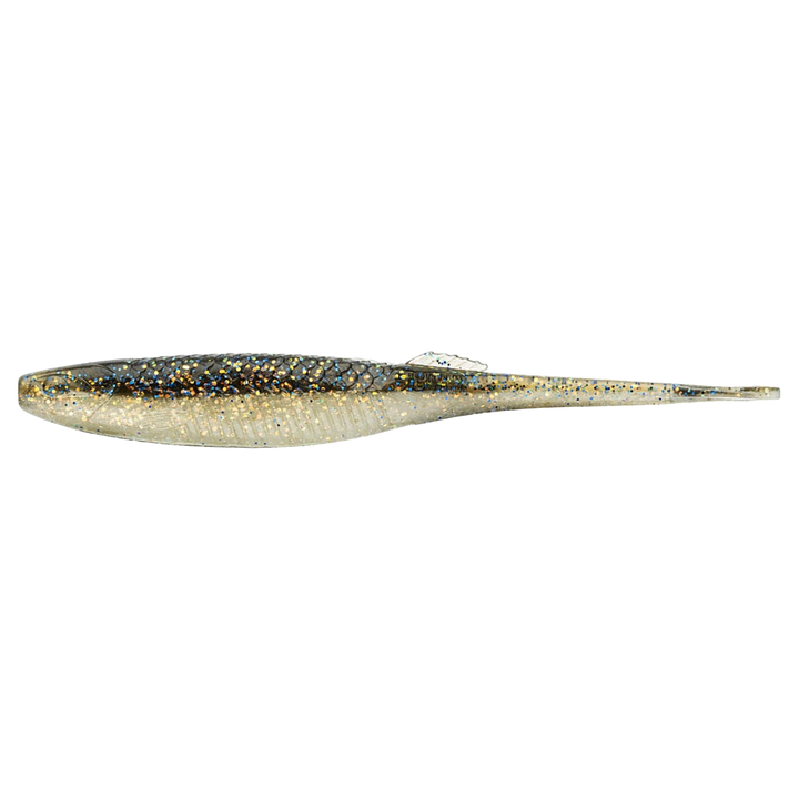 Rapala Crushcity The Stingman Jigi 4" Sparkle Shad sivulta, pää vasemmalla