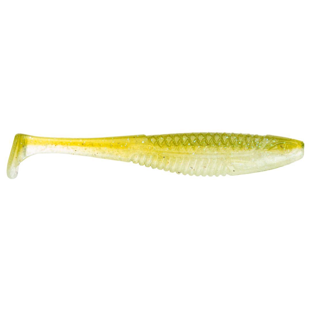 Rapala Crushcity The Suspect Jigi 2.75" Pearl Watermelon sivulta, pää oikealla