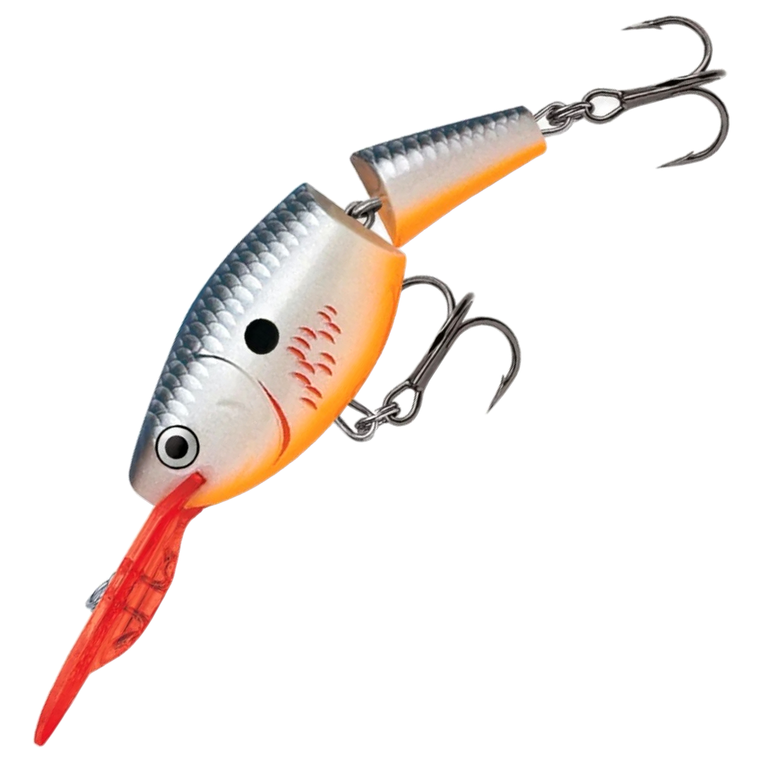 Rapala Jointed Shad Rap Vaappu 5cm 8g, väri Bleeding Original Shad: sininen selkä, hopeinen kylki ja oranssi vatsa