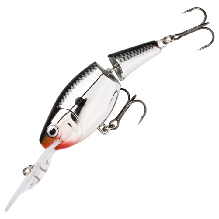 Rapala Jointed Shad Rap Vaappu 5cm 8g, väri Chrome: musta selkä ja kromattu hopeinen kylki