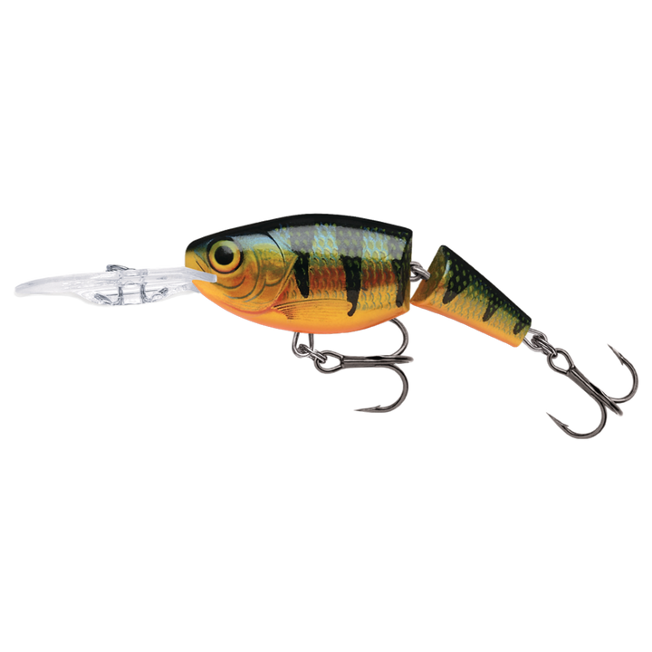 Rapala Jointed Shad Rap Vaappu 5cm 8g Perch sivulta, pää vasemmalla