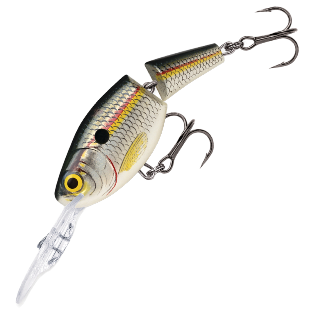 Rapala Jointed Shad Rap Vaappu 5cm 8g, väri Shad (SD): harmaa selkä, hopeinen kylki ja musta täplä