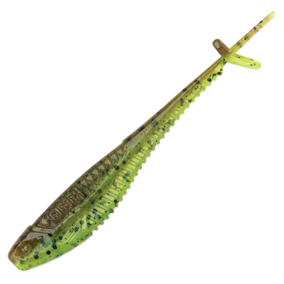 Rapala Mooch Minnow 3.5" Jigi 6kpl | Green Pumpkin Chartreuse Pepper