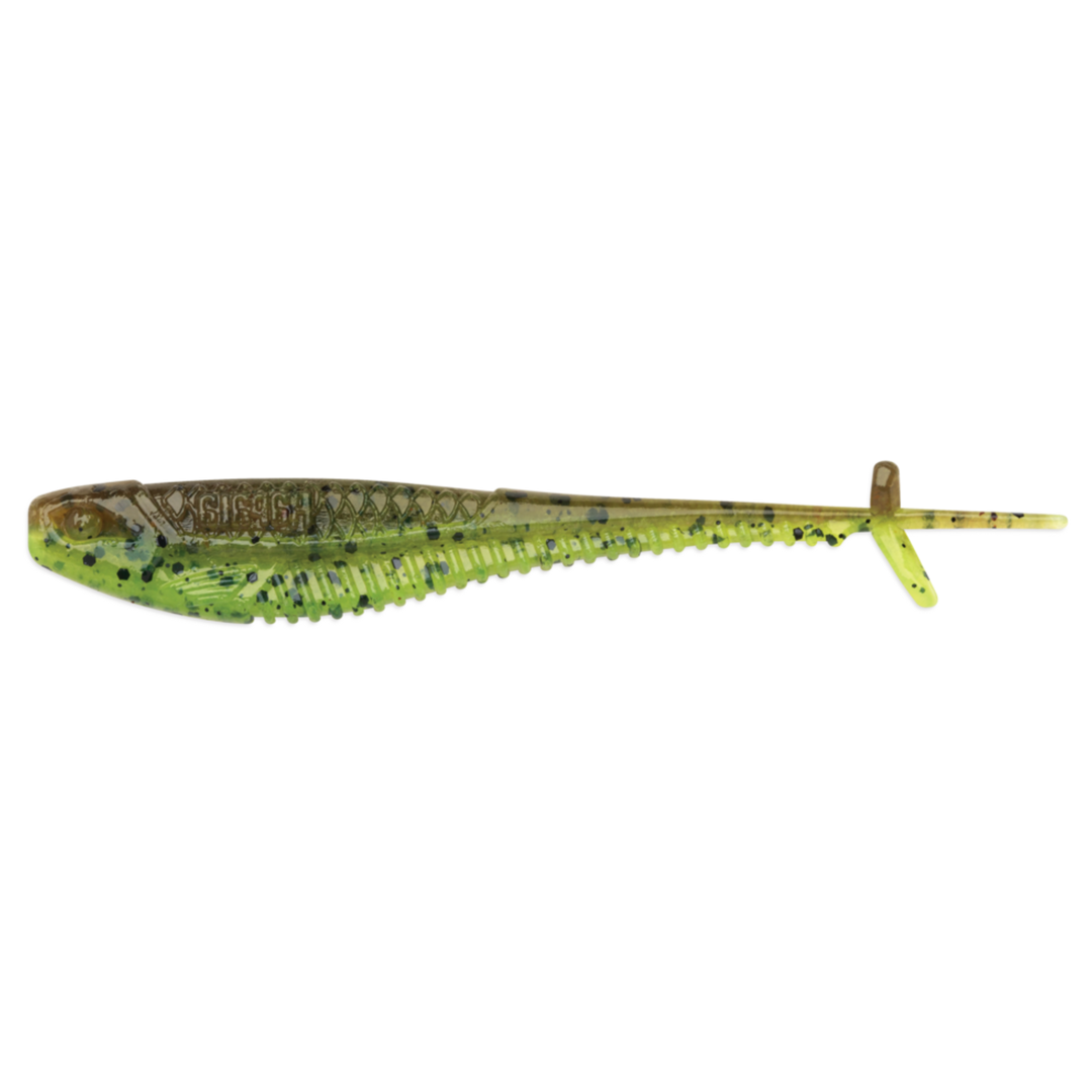 Rapala Mooch Minnow 3.5" Jigi 6kpl | Green Pumpkin Chartreuse Pepper