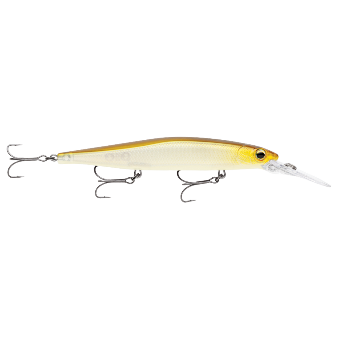 Rapala Precision Xtreme Deep Mavrik 11cm 15g Vaappu Ghost Minnow sivulta, pää oikealla