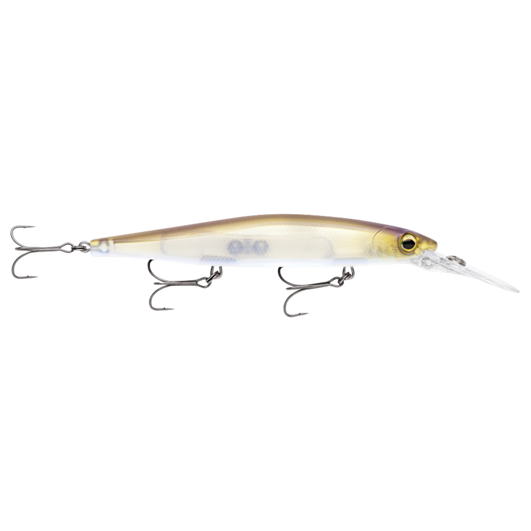 Rapala Precision Xtreme Deep Mavrik 11cm 15g Vaappu Matte Shad sivulta, pää oikealla