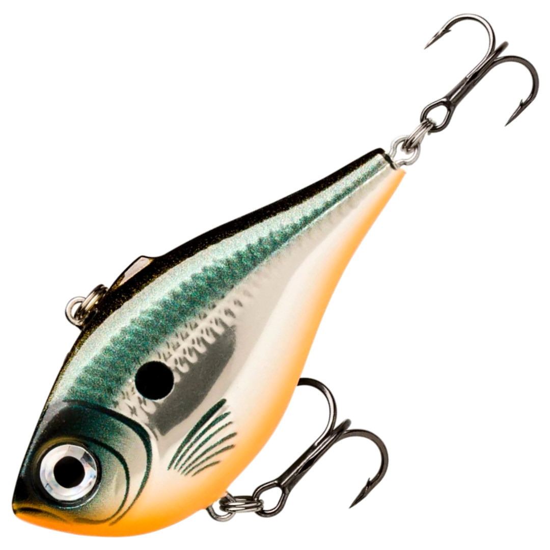 Rapala Rippin Rap Vaappu 9g 5cm, väri Halloween: musta selkä, vihreä kylki ja oranssi vatsa