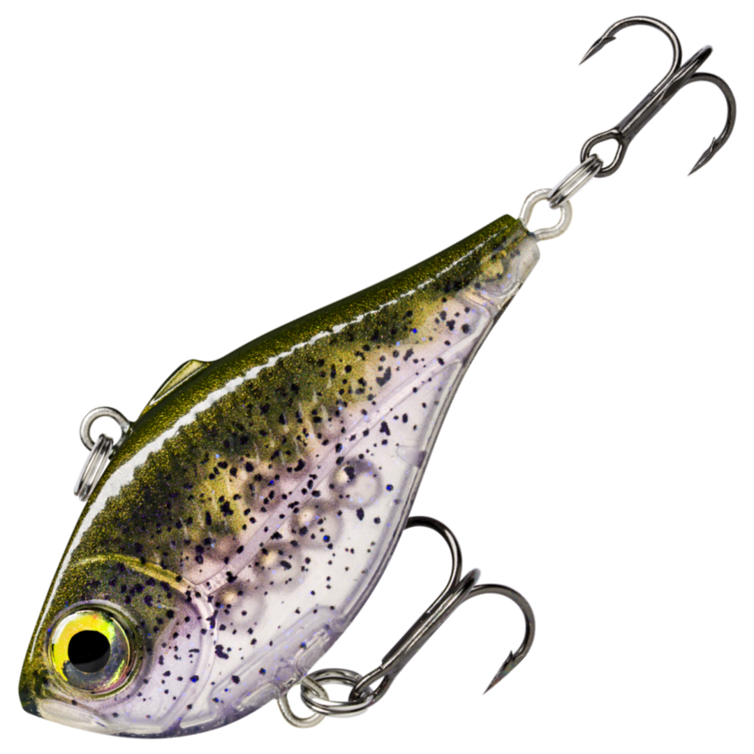 Rapala Rippin Rap Vaappu 9g 5cm, väri Olive Minnow: oliivinvihreä selkä, tummat pilkut ja hopeinen kylki