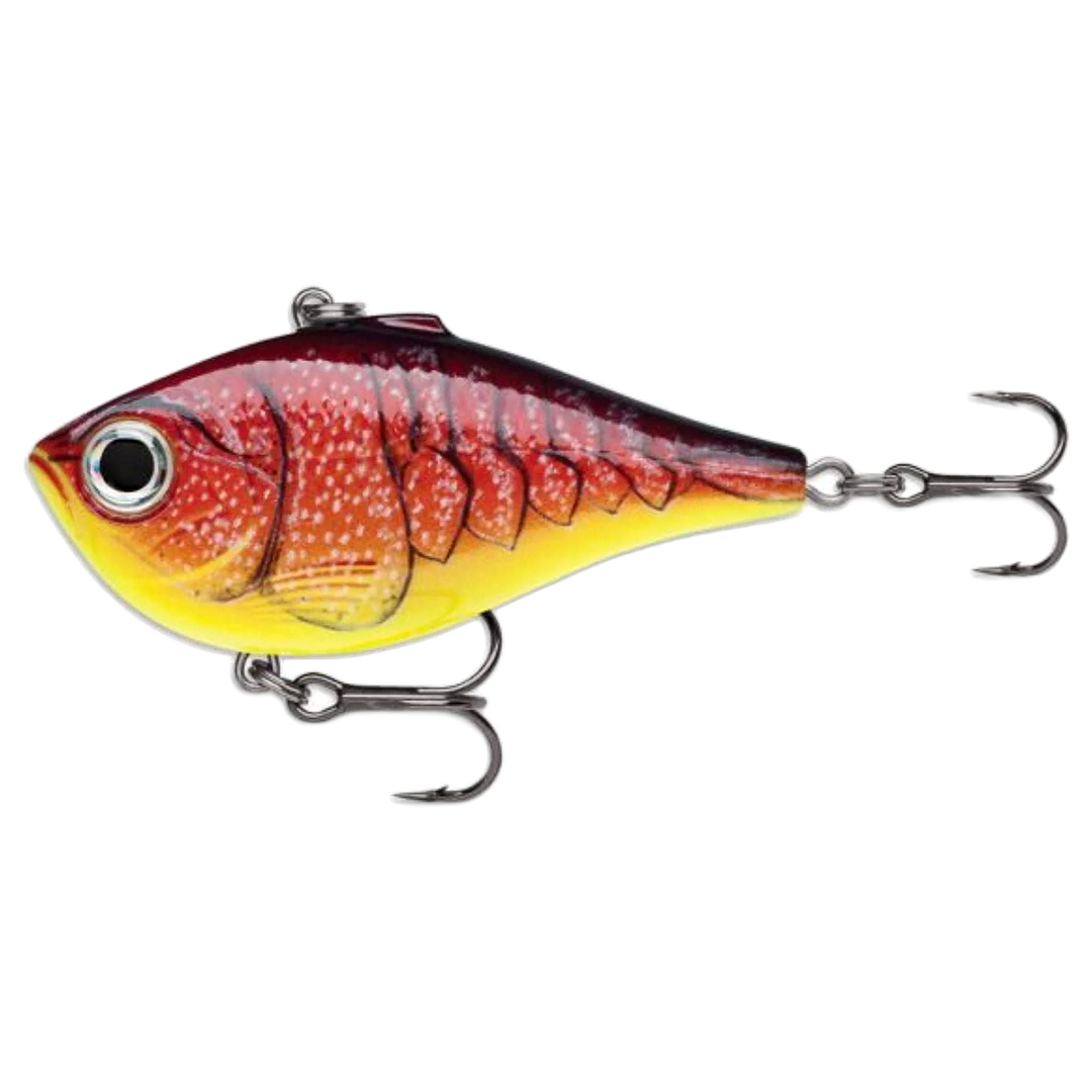 Rapala Rippin Rap Vaappu 9g 5cm Redfire Crawdad sivulta, pää vasemmalla