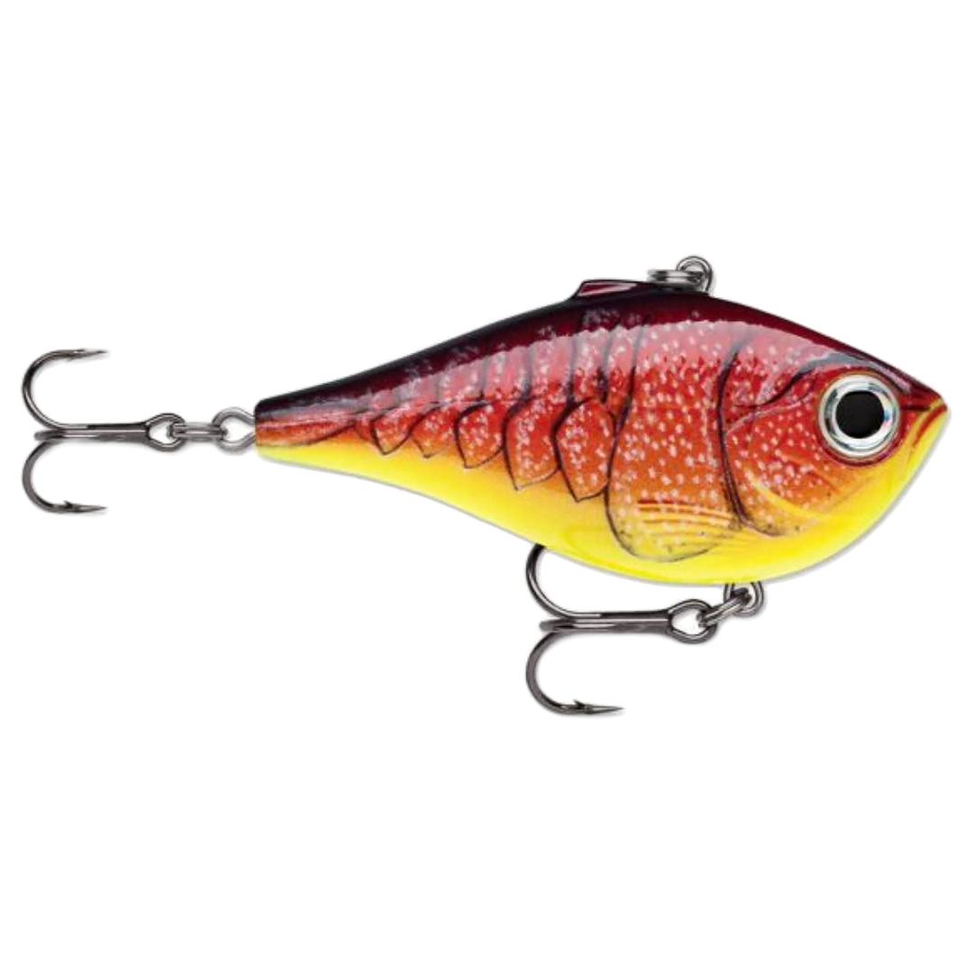 Rapala Rippin Rap Vaappu 9g 5cm Redfire Crawdad sivulta, pää oikealla