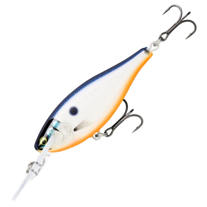 Rapala Shad Rap Elite Vaappu 5.5cm 7g, väri Gilded Pearl Shad: sininen selkä, valkoinen kylki ja oranssi vatsa