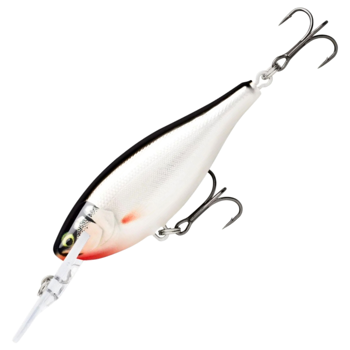 Rapala Shad Rap Elite Vaappu 5.5cm 7g, väri Gilded Silver (GDS): musta selkä ja hopeinen kylki