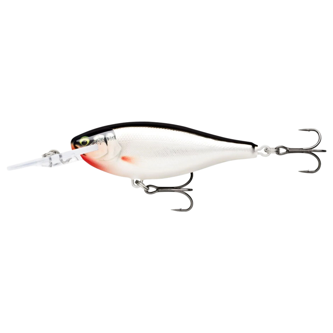 Rapala Shad Rap Elite Vaappu 5.5cm 7g Gilded Silver (GDS) sivulta, pää vasemmalla