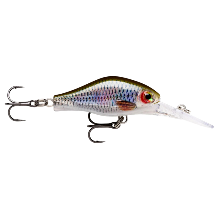 Rapala Shadow Rap Fat Jack Kelluva Vaappu 4cm 4g Live Roach sivulta, pää oikealla