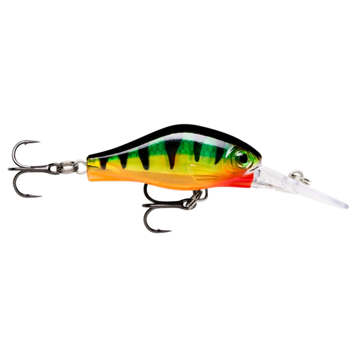 Rapala Shadow Rap Fat Jack Kelluva Vaappu 4cm 4g Perch sivulta, pää oikealla