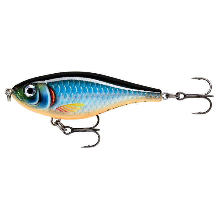 Rapala X-Rap Twitchin´ Shad Vaappu 8cm 13g BGH sivulta, pää vasemmalla