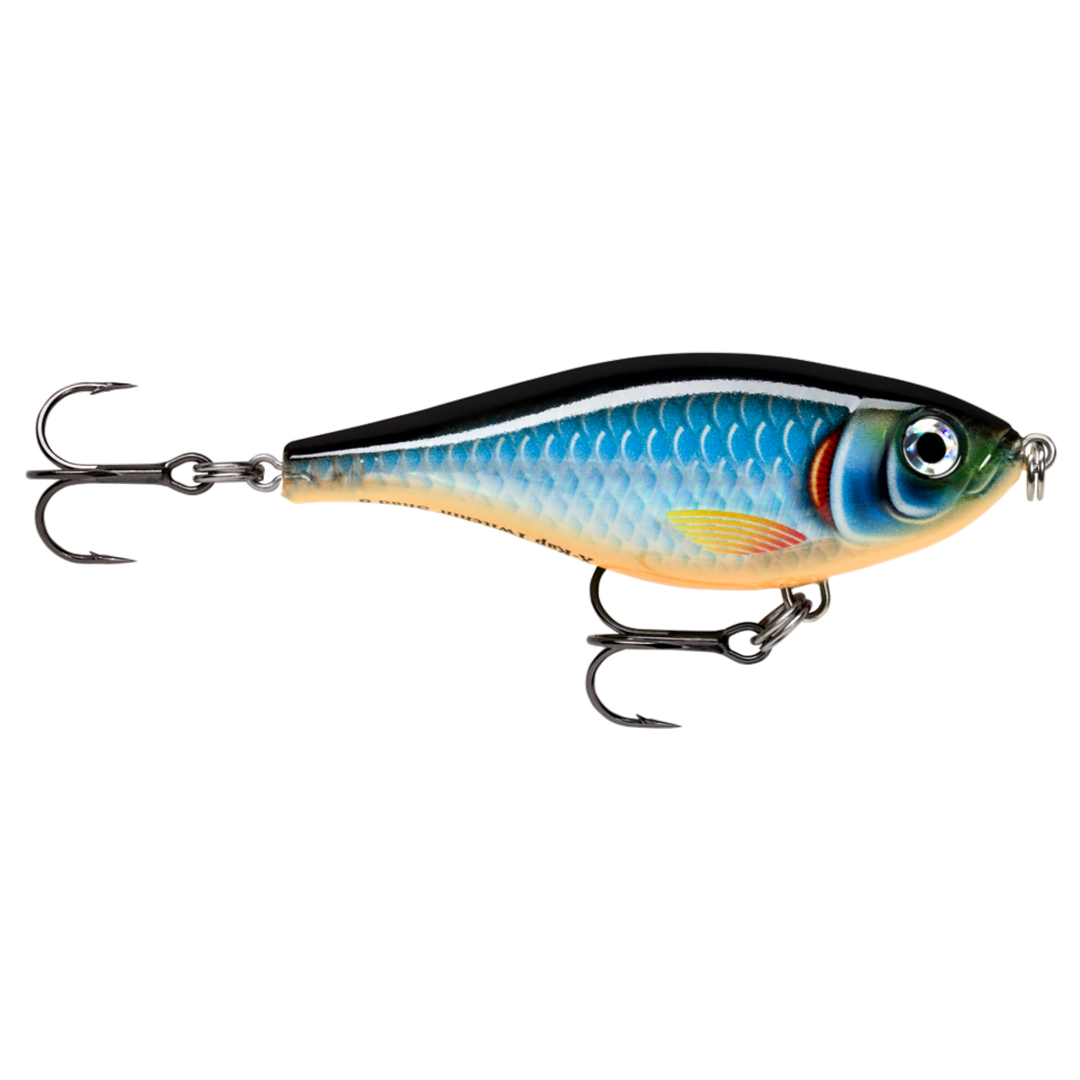Rapala X-Rap Twitchin´ Shad Vaappu 8cm 13g BGH sivulta, pää oikealla