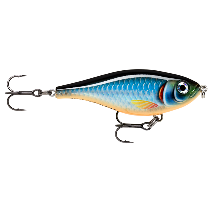 Rapala X-Rap Twitchin´ Shad Vaappu 8cm 13g BGH sivulta, pää oikealla
