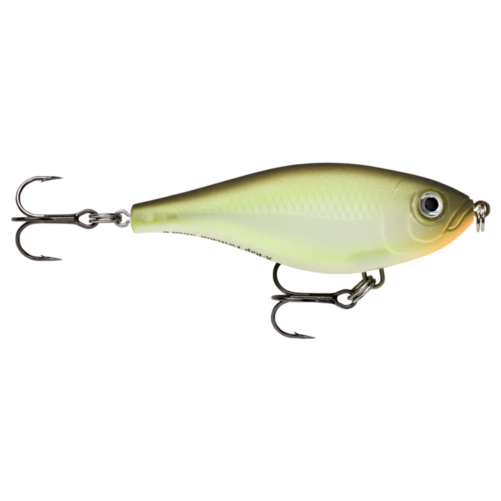 Rapala X-Rap Twitchin´ Shad Vaappu 8cm 13g HAY sivulta, pää oikealla