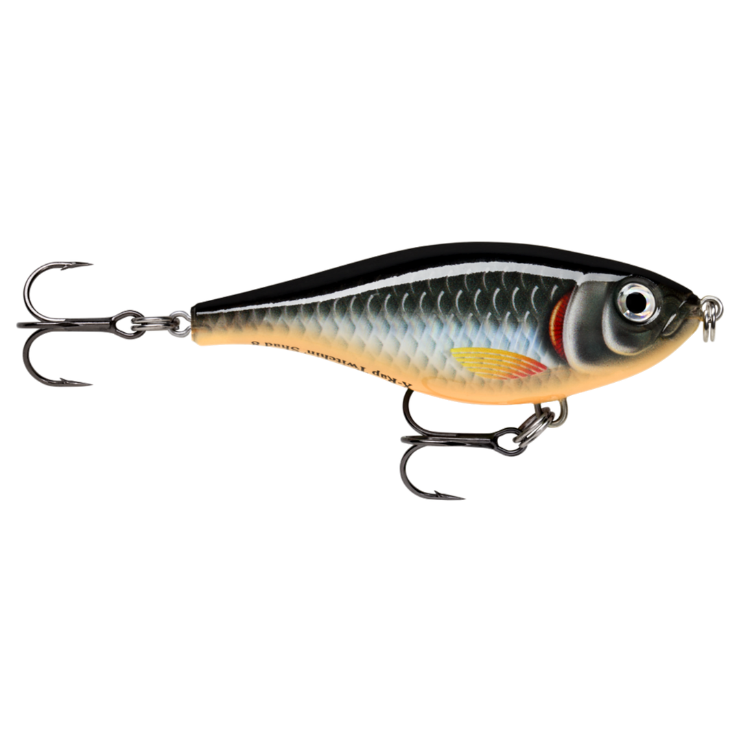 Rapala X-Rap Twitchin´ Shad Vaappu 8cm 13g HLW sivulta, pää oikealla