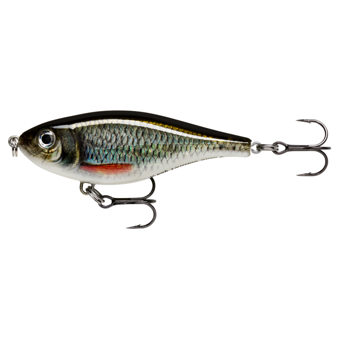 Rapala X-Rap Twitchin´ Shad Vaappu 8cm 13g ROL sivulta, pää vasemmalla