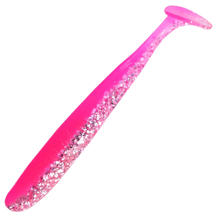 Relax Bass Jigi 3", väri L477: pinkki runko ja hopeiset hileet