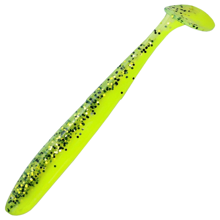 Relax Bass Jigi 5", väri L-120: kellanvihreä runko ja mustat pilkut