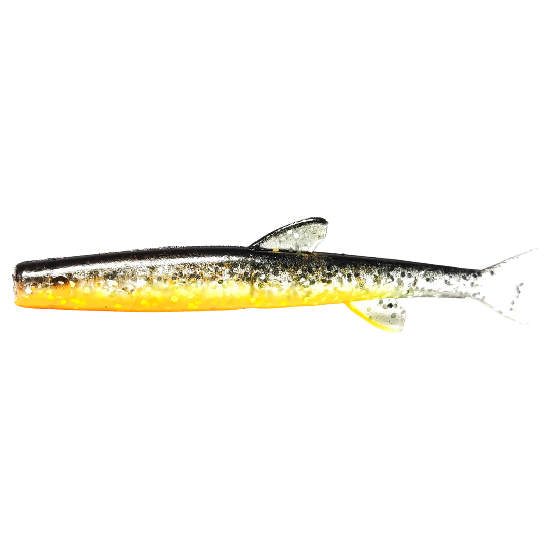 Ruthless Orka Small Fish Jigi 10cm SFBO sivulta, pää vasemmalla