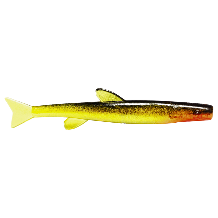 Ruthless Orka Small Fish Jigi 10cm YB sivulta, pää oikealla