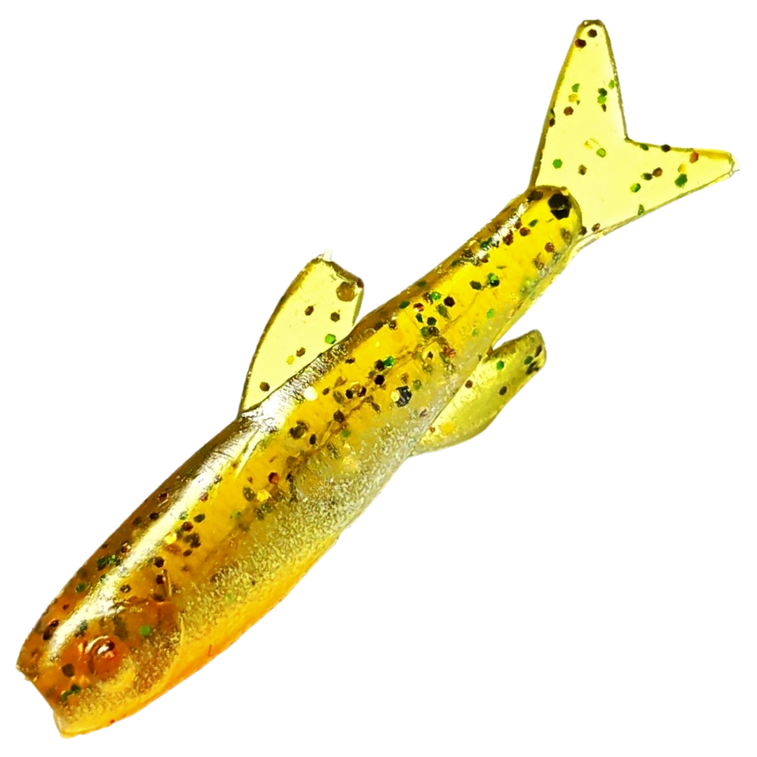 Ruthless Orka Small Fish Jigi 3cm, väri G: keltainen runko ja mustat pilkut