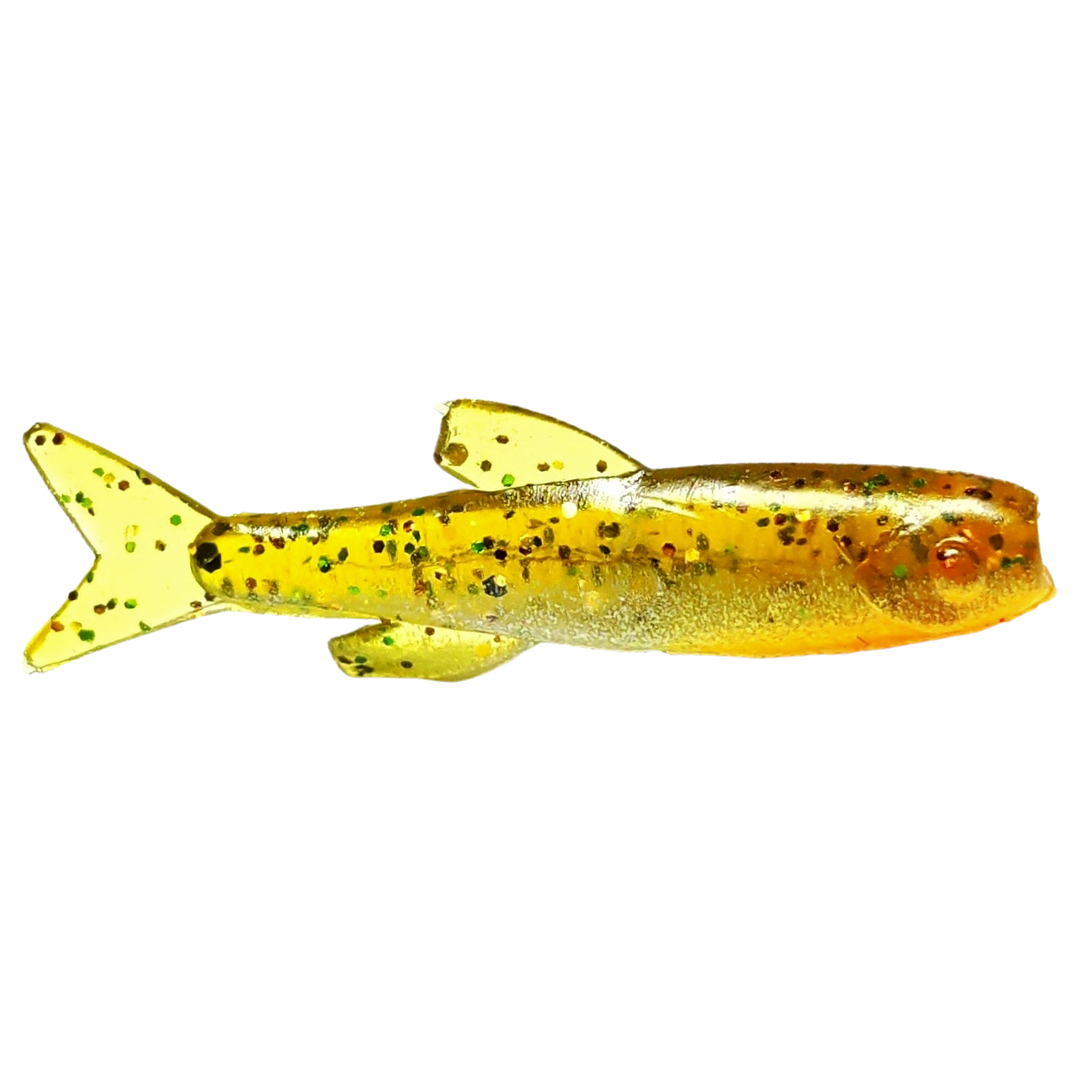 Ruthless Orka Small Fish Jigi 3cm G sivulta, pää oikealla