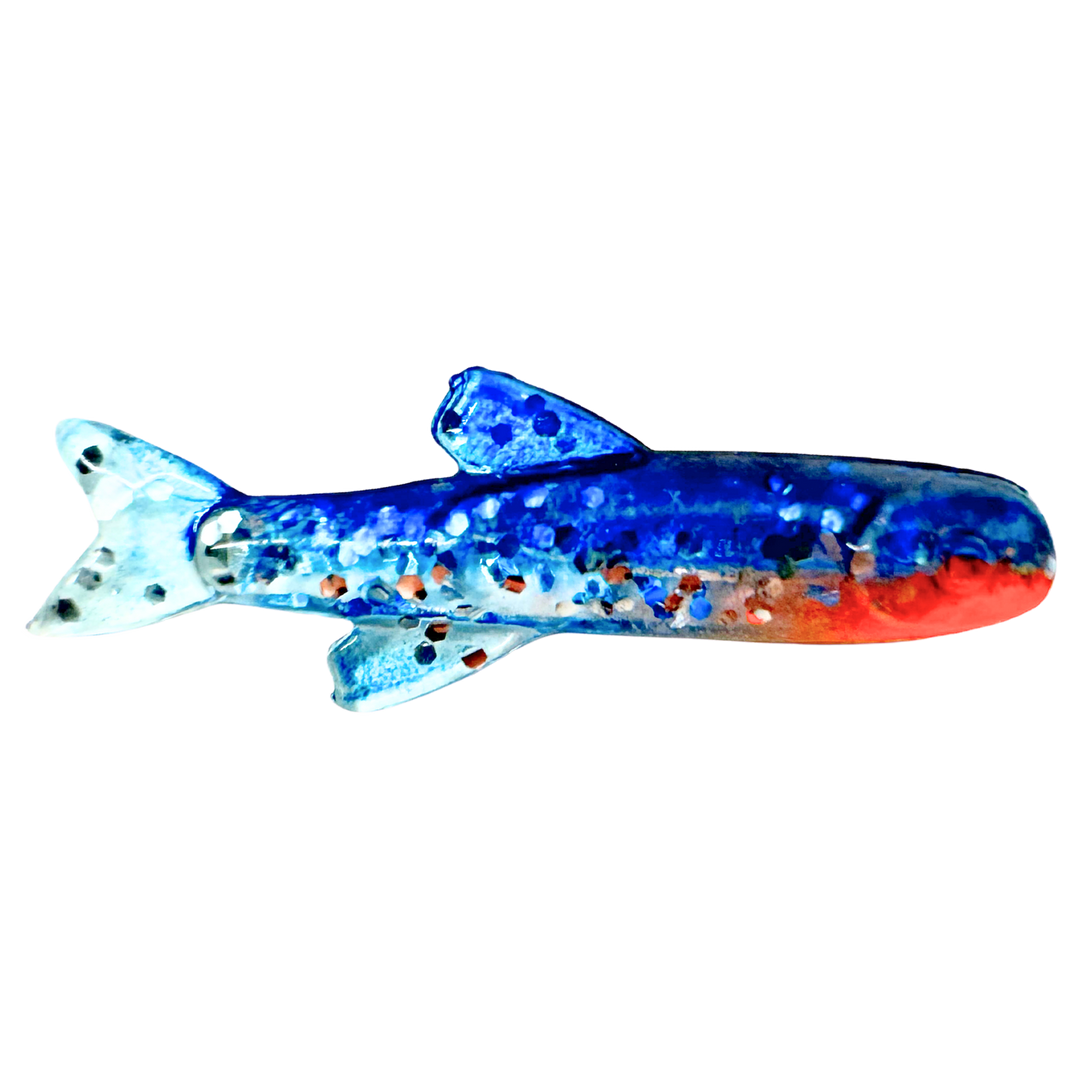 Ruthless Orka Small Fish Jigi 3cm SF1245 sivulta, pää oikealla