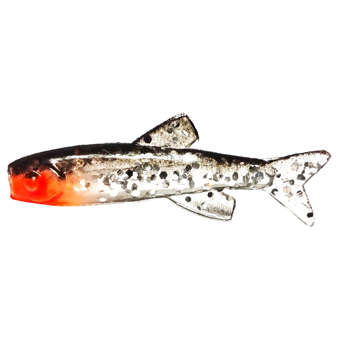 Ruthless Orka Small Fish Jigi 3cm SF45 sivulta, pää vasemmalla