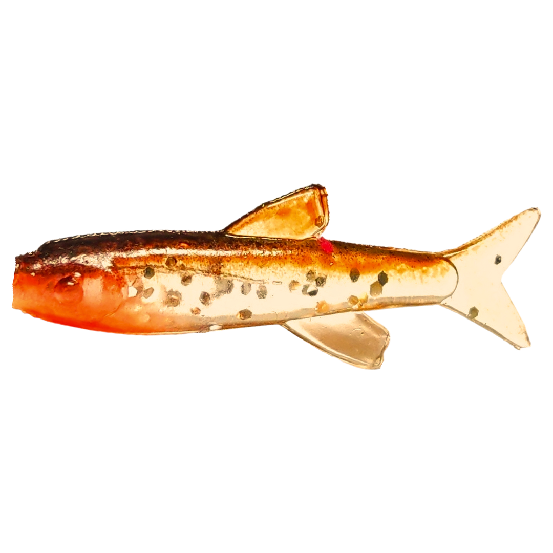 Ruthless Orka Small Fish Jigi 3cm TB sivulta, pää vasemmalla