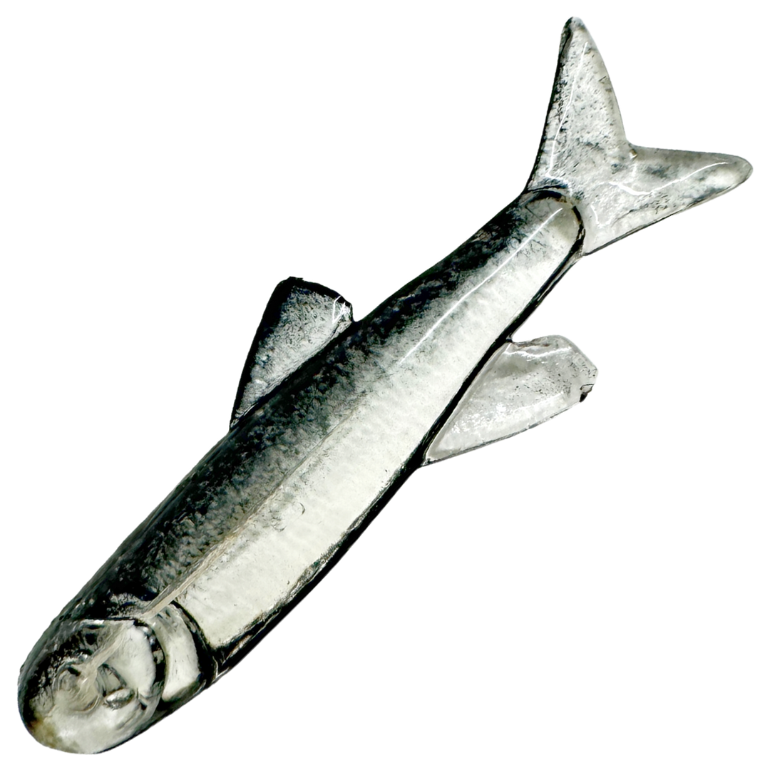 Ruthless Orka Small Fish Jigi 3cm, väri TR1: musta selkä ja hopeinen kylki