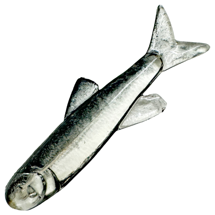 Ruthless Orka Small Fish Jigi 3cm, väri TR1: musta selkä ja hopeinen kylki