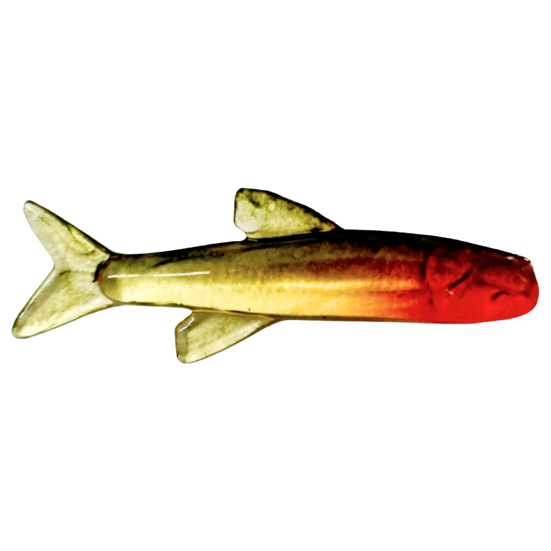 Ruthless Orka Small Fish Jigi 3cm TR2 sivulta, pää oikealla