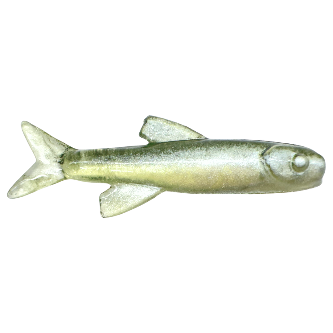 Ruthless Orka Small Fish Jigi 3cm TR4 sivulta, pää oikealla