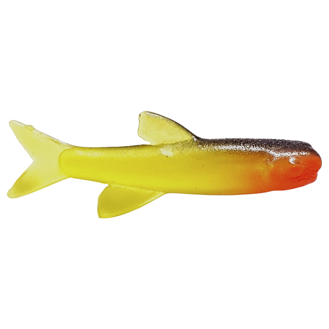 Ruthless Orka Small Fish Jigi 3cm YB sivulta, pää oikealla
